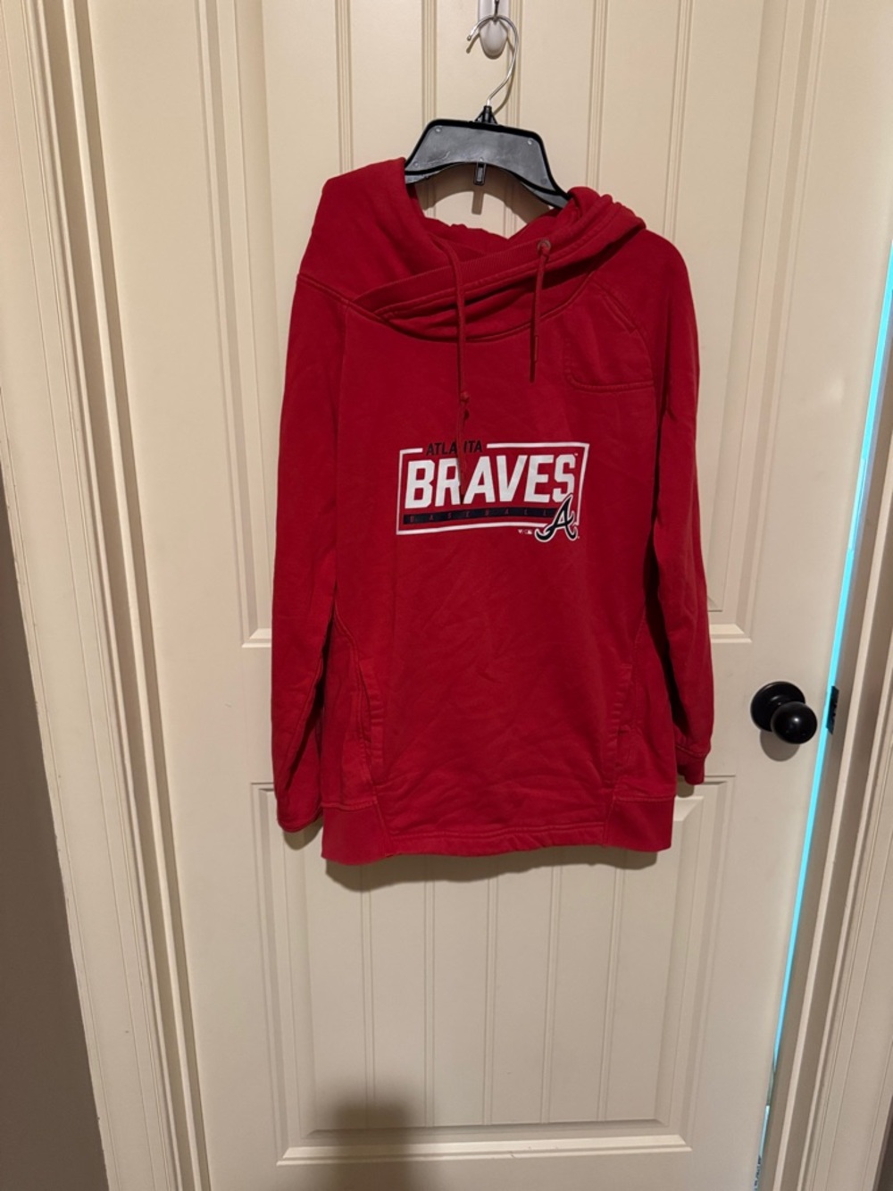 Atlanta Braves Red Hoodie with Logo